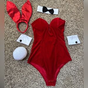 Zaful Playboy Bunny Costume Bodysuit and Accessories